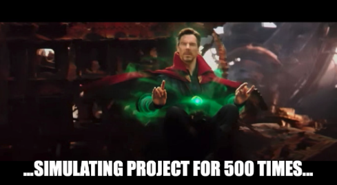 Doctor Strange simulates project for 500 times